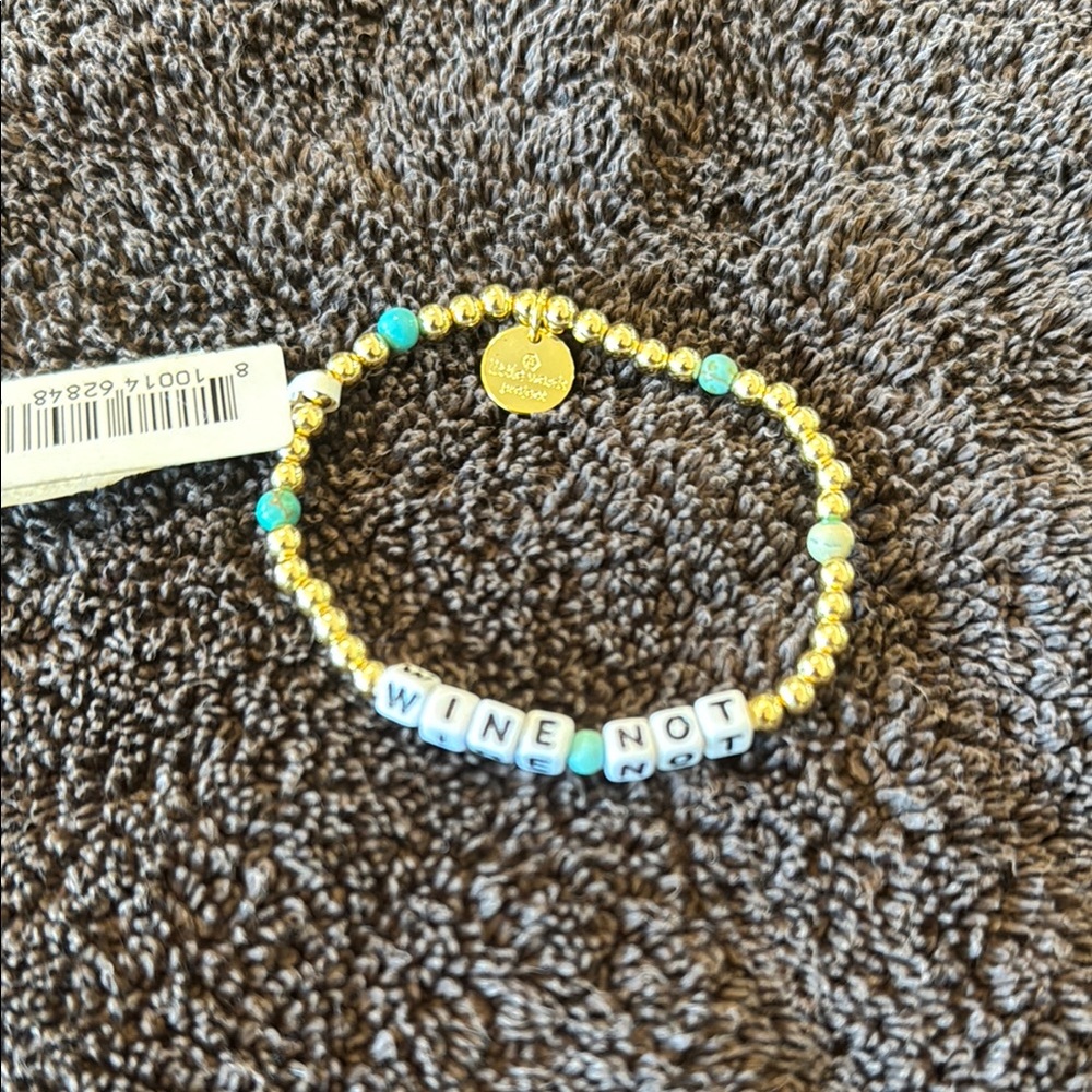 Nordstrom Gold and Blue Bracelet with Charm